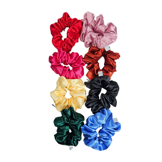 Curlrinting Satin Scrunchies – Gentle Hold, Luxurious Feel!