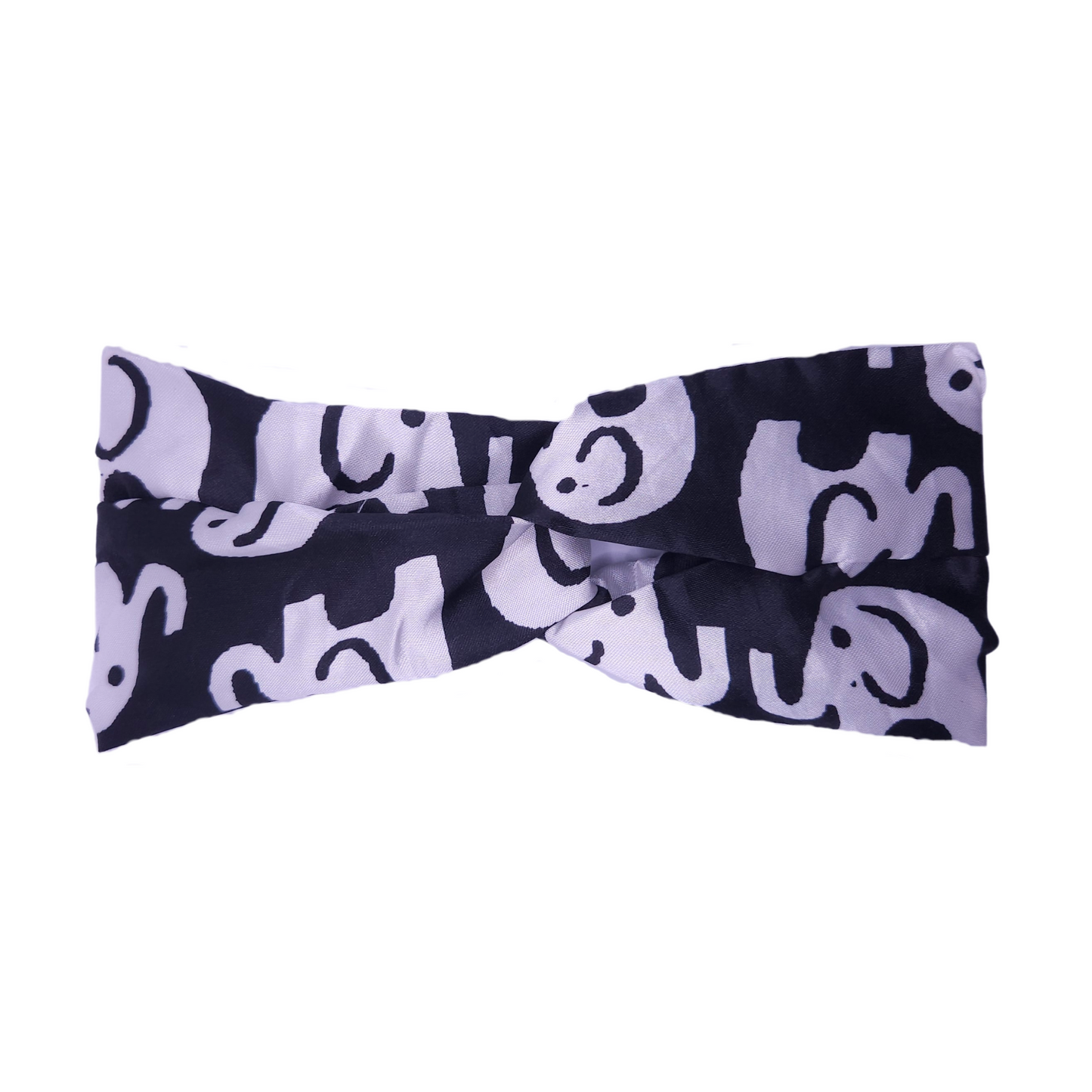 Manetain Pattern Satin Headband – The Perfect Blend of Style & Hair Care!