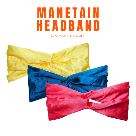 Manetain Satin Headband – The Perfect Blend of Style & Hair Care!