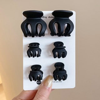 Black Pumpkin Hair Clips – Stylish, Strong & Versatile!