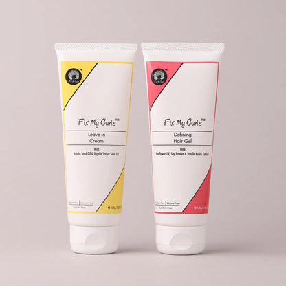 Fix My Curls Protein Duo: Leave-In Cream & Defining Gel