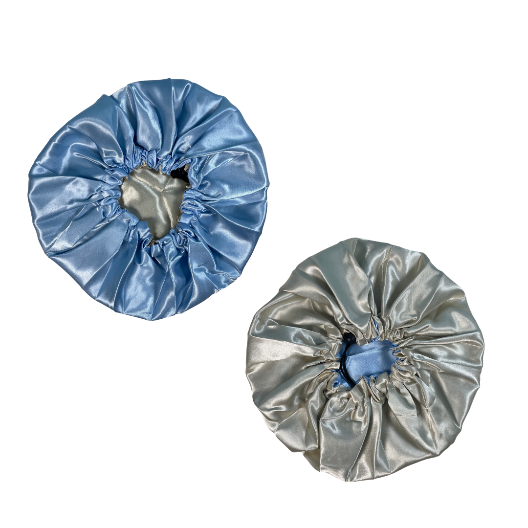 Soft And Reversible Satin Bonnet