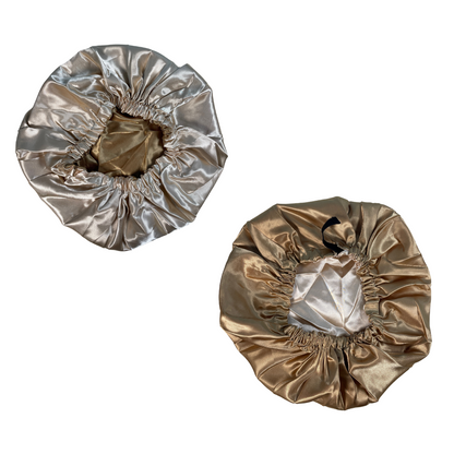 Soft And Reversible Satin Bonnet