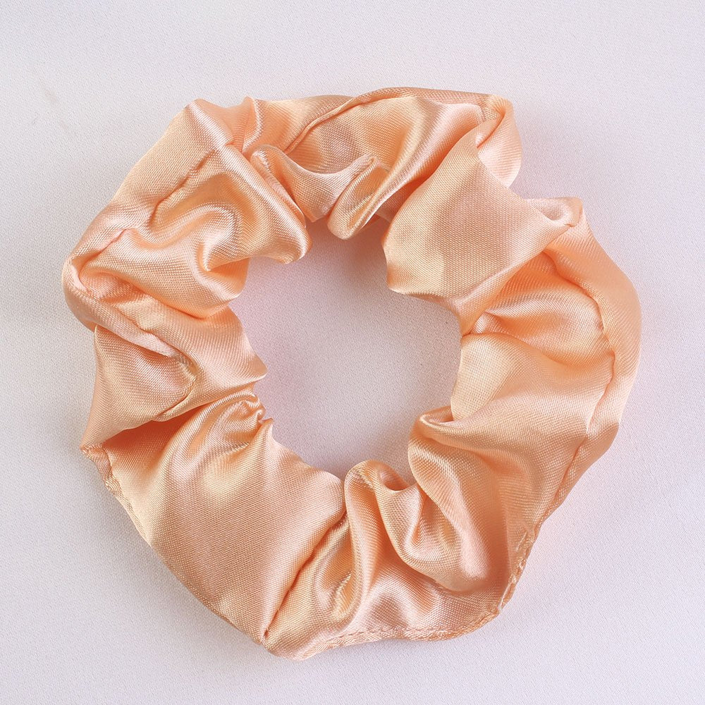 Luxurious Satin Silk Scrunchies: Gentle Care for Your Hair - Size M