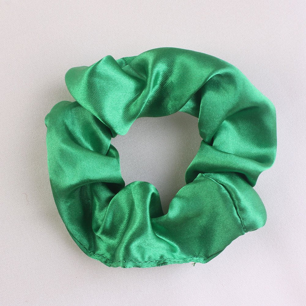 Luxurious Satin Silk Scrunchies: Gentle Care for Your Hair - Size M