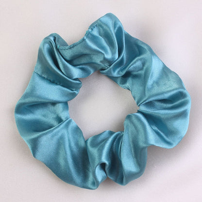 Luxurious Satin Silk Scrunchies: Gentle Care for Your Hair - Size M