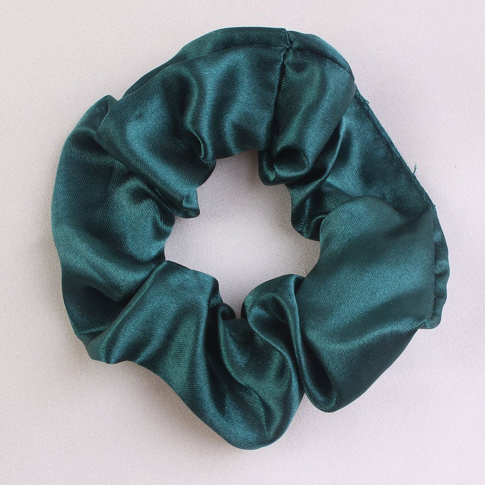 Luxurious Satin Silk Scrunchies: Gentle Care for Your Hair - Size M