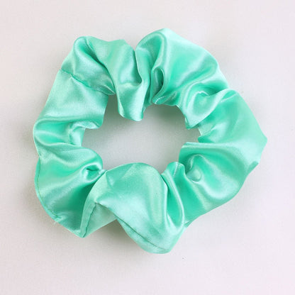 Luxurious Satin Silk Scrunchies: Gentle Care for Your Hair - Size M