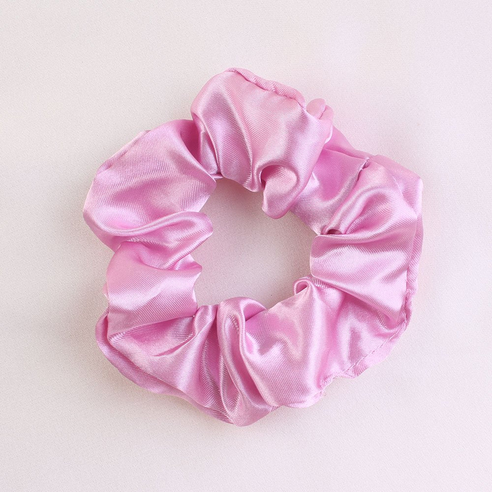 Luxurious Satin Silk Scrunchies: Gentle Care for Your Hair - Size M