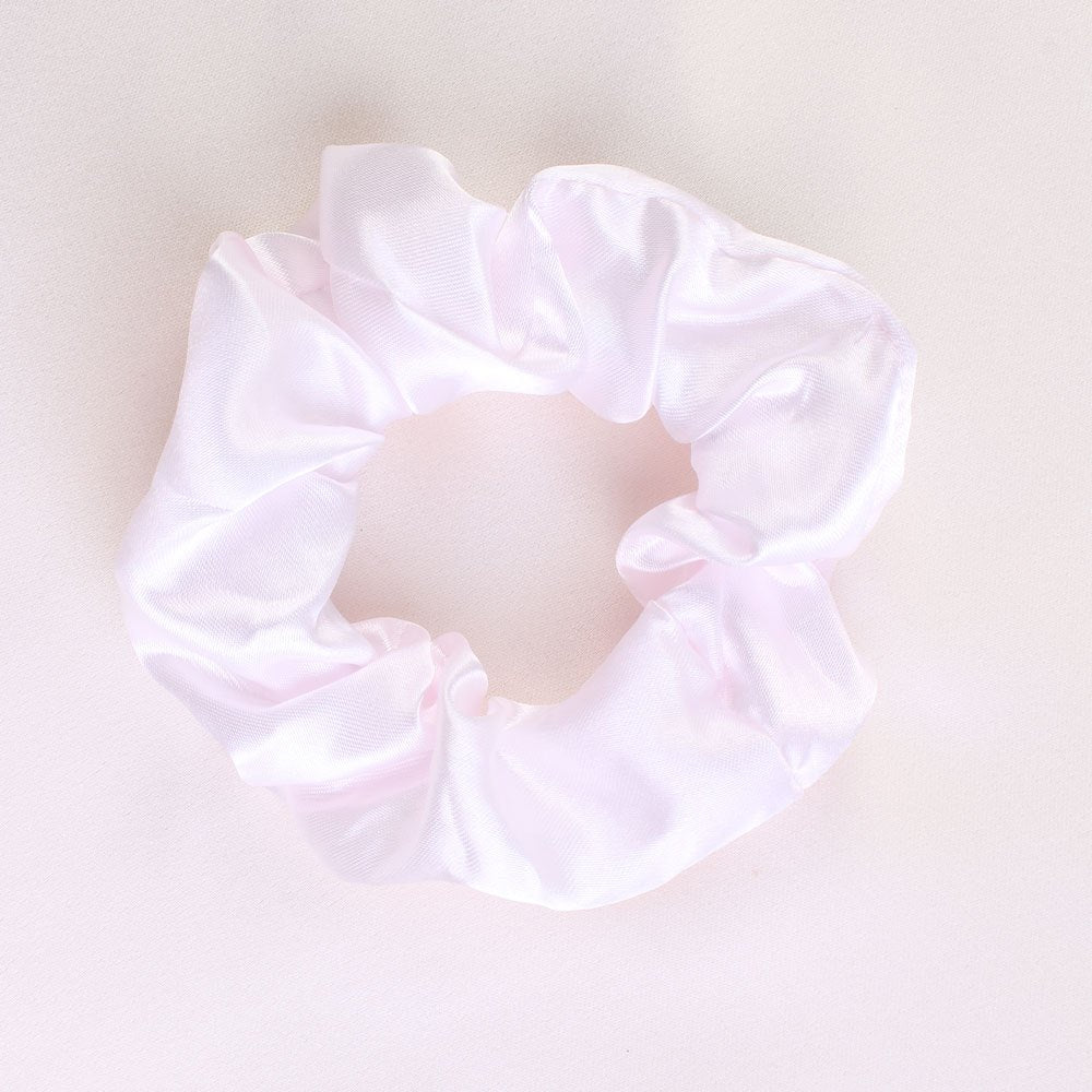 Luxurious Satin Silk Scrunchies: Gentle Care for Your Hair - Size M