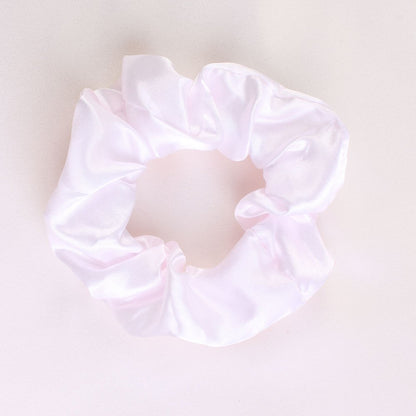 Luxurious Satin Silk Scrunchies: Gentle Care for Your Hair - Size M