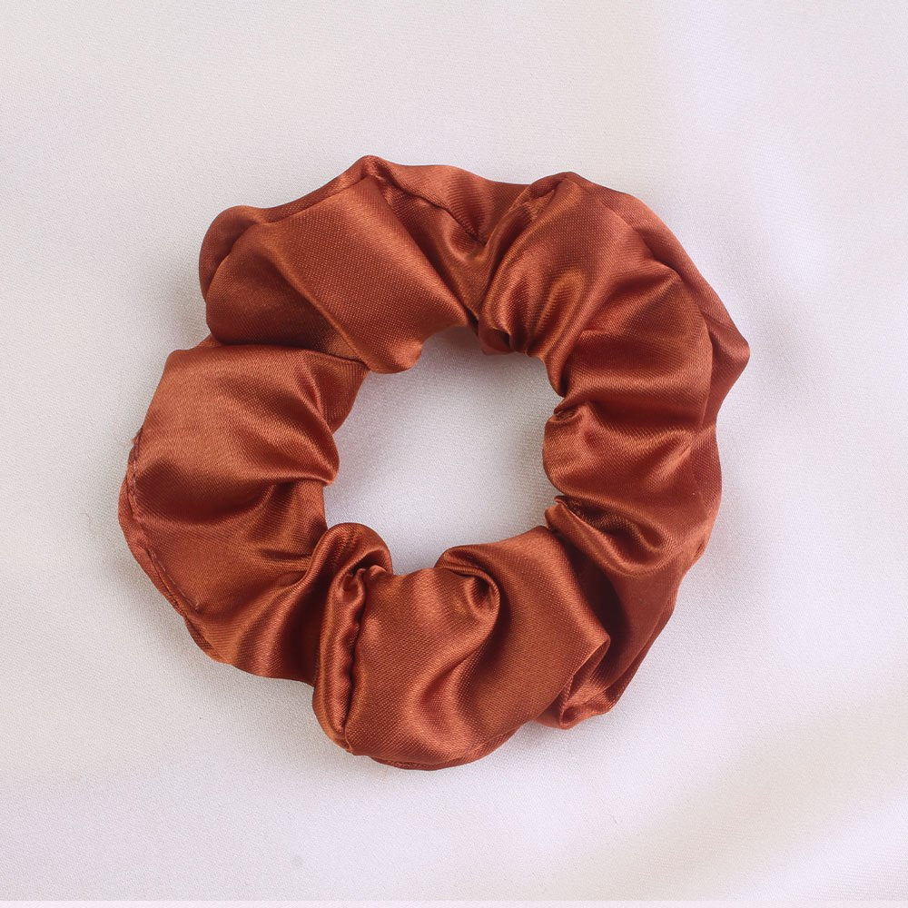 Luxurious Satin Silk Scrunchies: Gentle Care for Your Hair - Size M