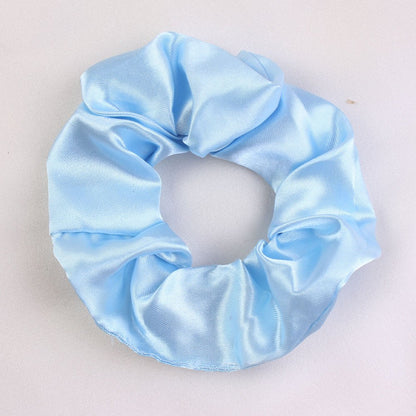 Luxurious Satin Silk Scrunchies: Gentle Care for Your Hair - Size M